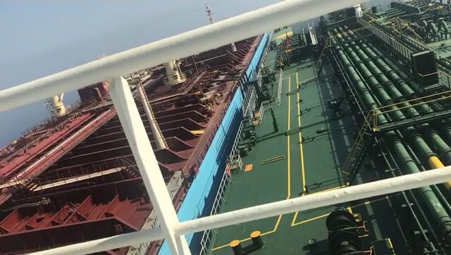 Mooring during an STS Operation under Albaharia Agency
